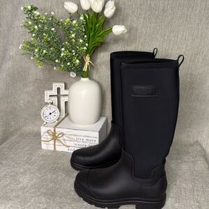 UGG Black Tall Waterproof Rain Boots